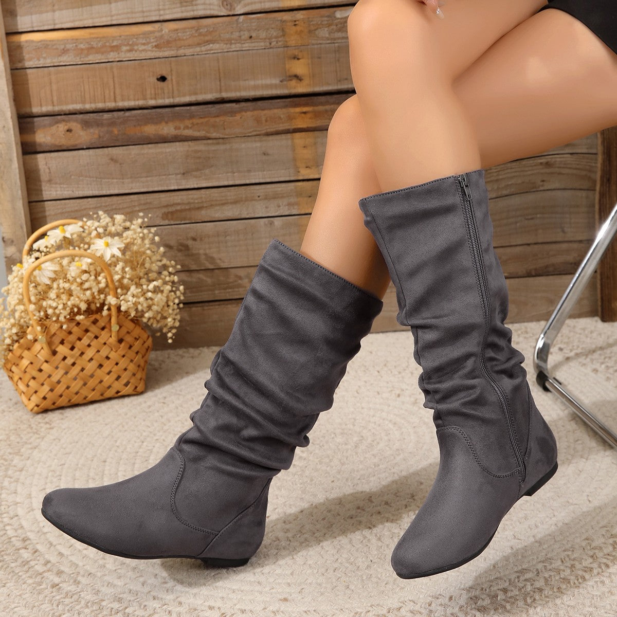 Klassische Orthopädische Stiefel mit zeitlosem Stil