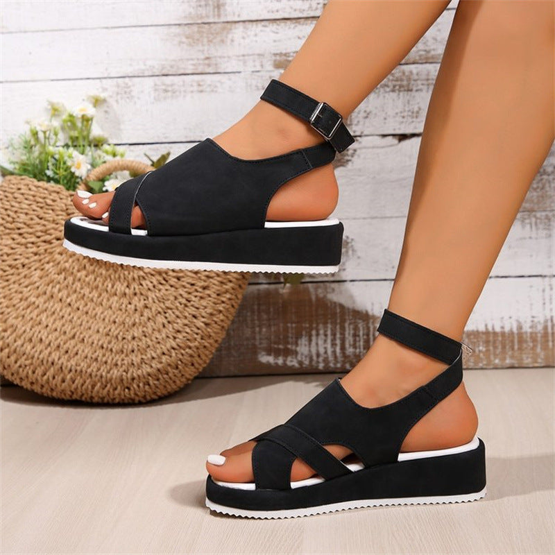 Klassische Orthopädische Sandalen mit zeitlosem Stil