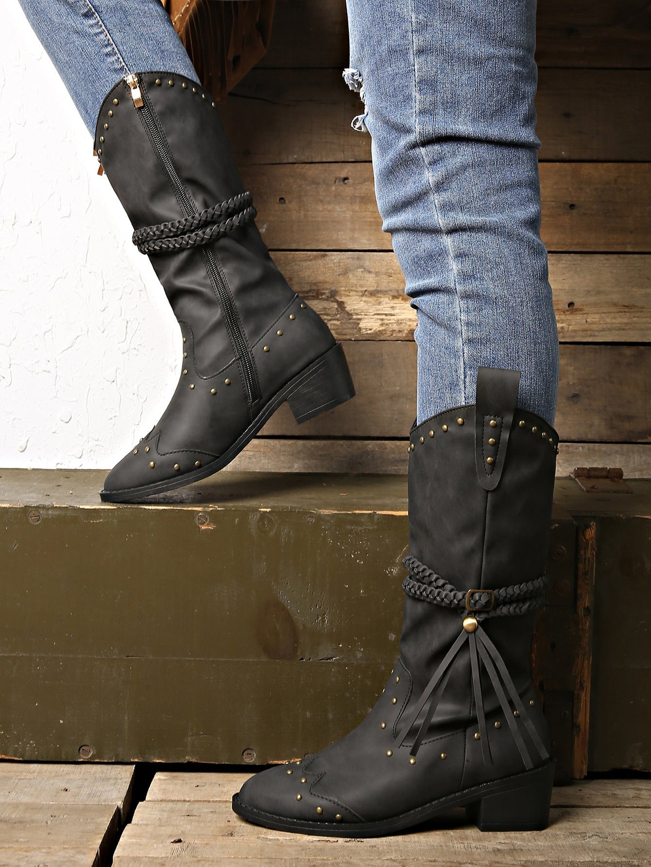 Klassische Orthopädische Stiefel mit zeitlosem Stil