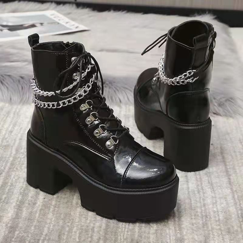 Vintage inspirierte Orthopädische Stiefel