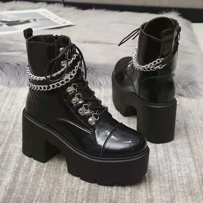 Vintage inspirierte Orthopädische Stiefel