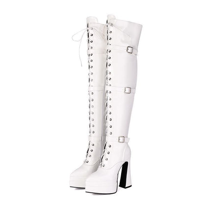 Vintage inspirierte Orthopädische Stiefel