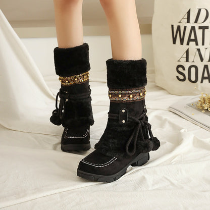 Vintage inspirierte Orthopädische Stiefel