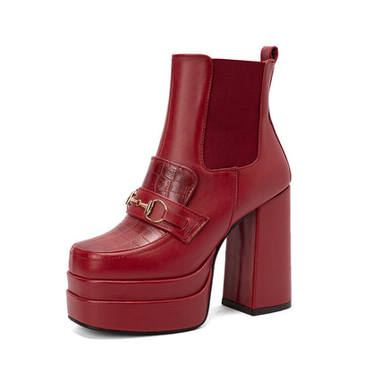 Klassische Orthopädische Stiefel mit zeitlosem Stil