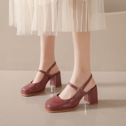MW | Elegante klassische Damenschuhe mit Absatz