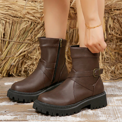Anmutige Orthopädische Stiefel für modernen Look