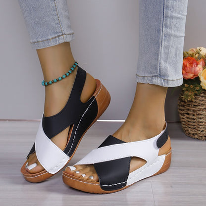 Vintage inspirierte Orthopädische Sandalen