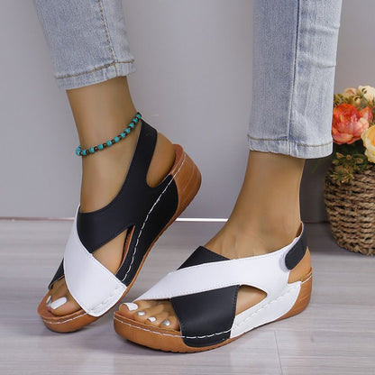 Vintage inspirierte Orthopädische Sandalen
