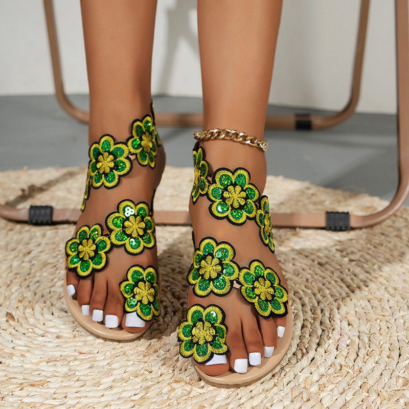 Vintage inspirierte Orthopädische Sandalen