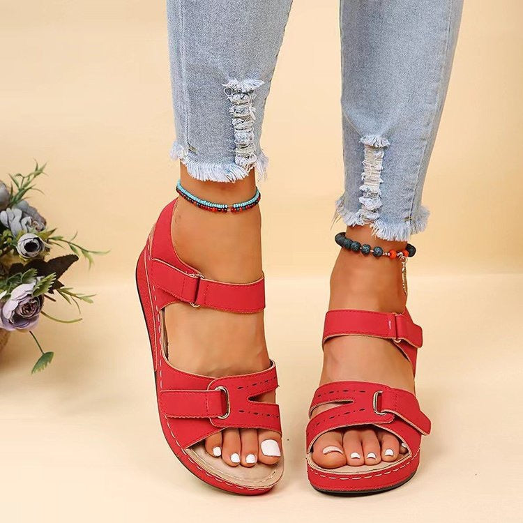 Vintage inspirierte Orthopädische Sandalen