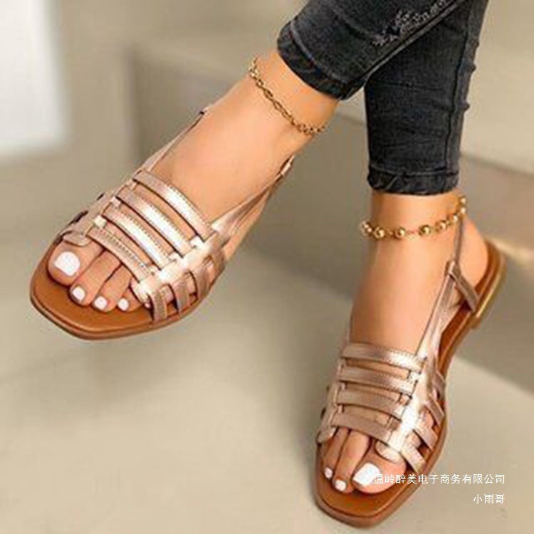 Vintage inspirierte Orthopädische Sandalen