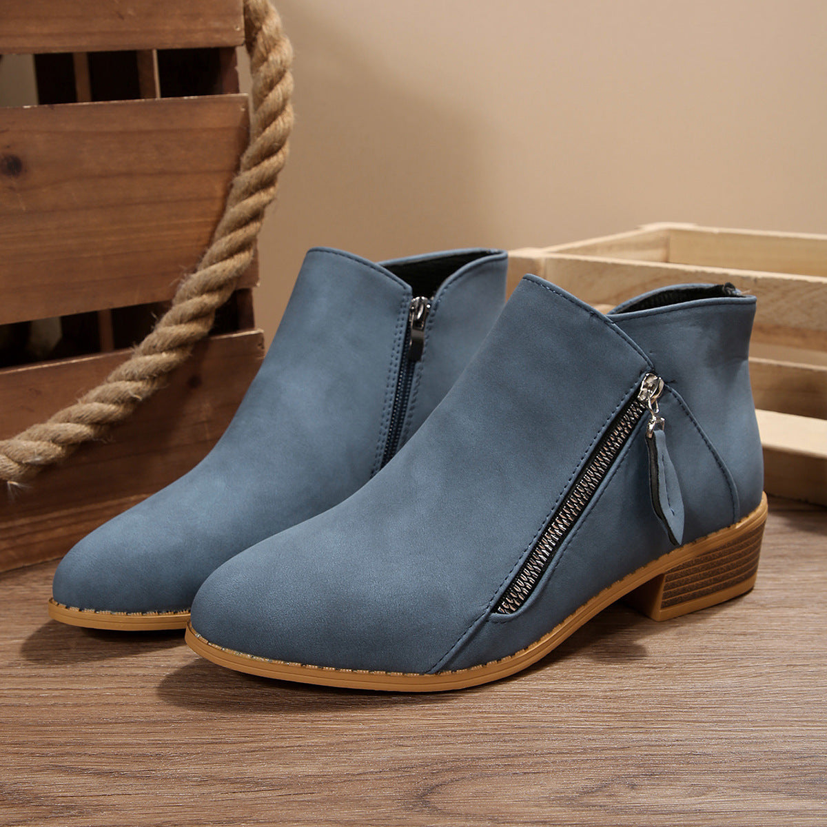 Vintage inspirierte Orthopädische Stiefel