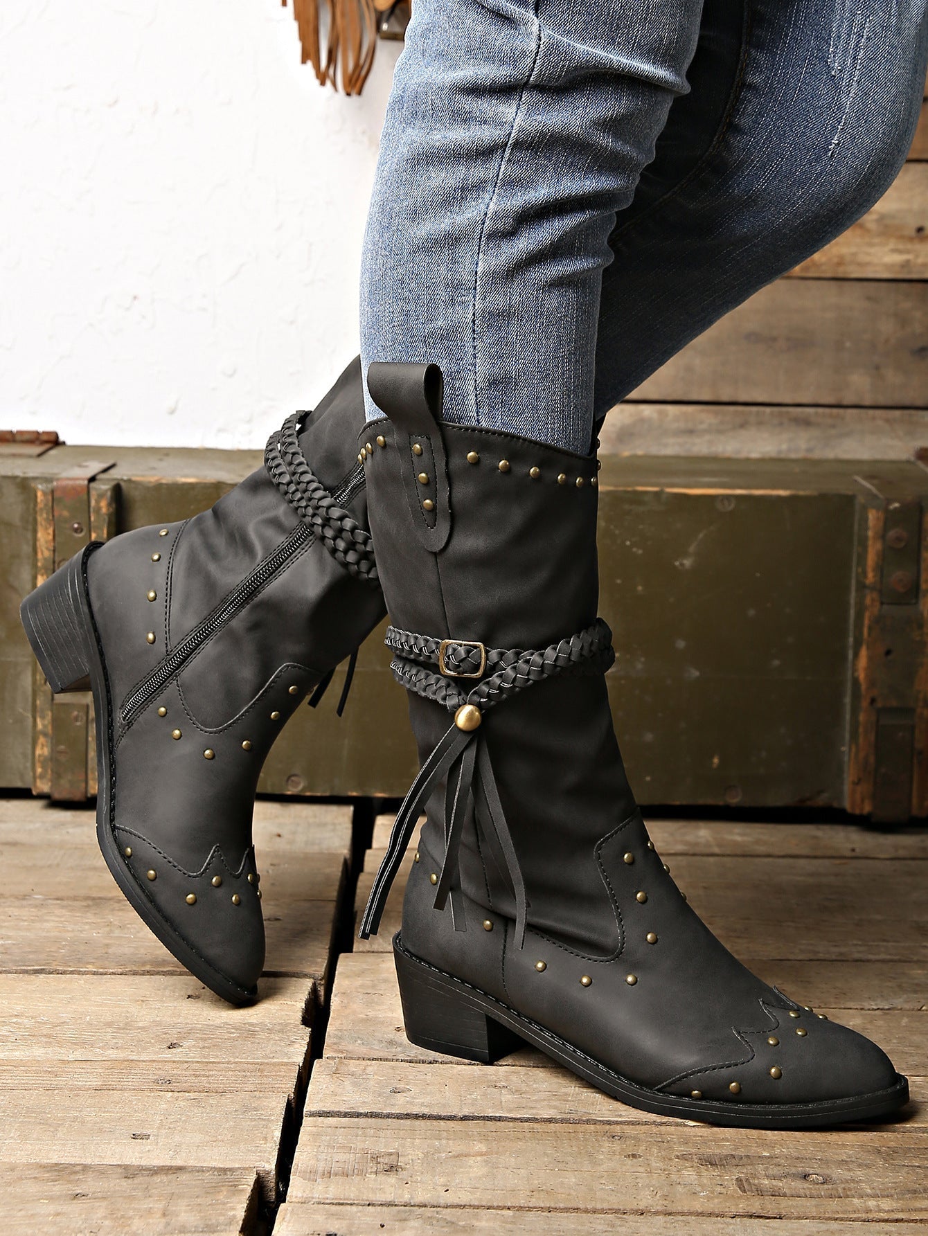 Klassische Orthopädische Stiefel mit zeitlosem Stil