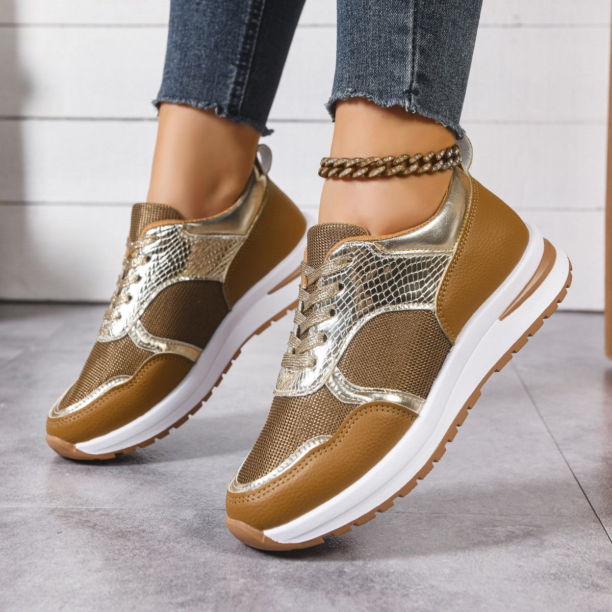 Vintage inspirierte Orthopädische Schuhe