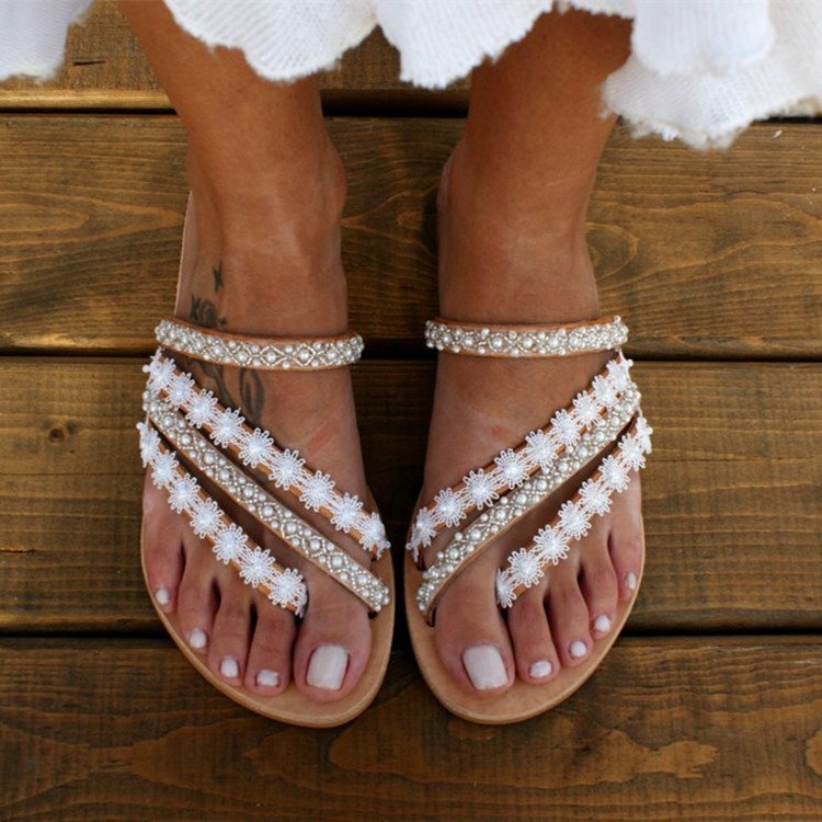 Vintage inspirierte Orthopädische Sandalen
