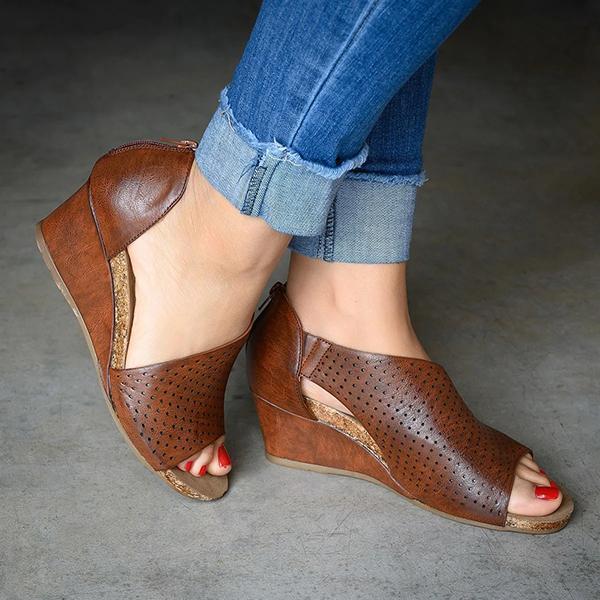 MW | High Toe Wedge Strandschuhe