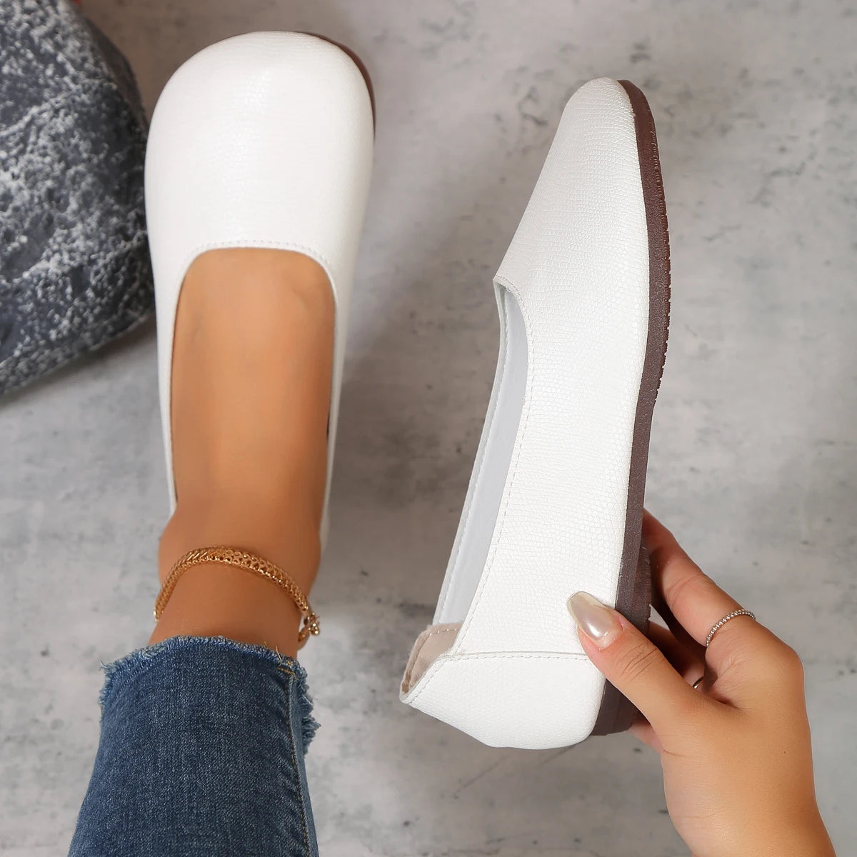 Elegante und stützende orthopädische Schuhe