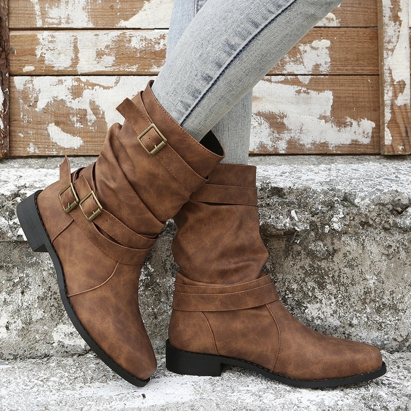 Klassische Orthopädische Stiefel mit zeitlosem Stil
