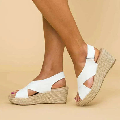 MW | Womens Wedge Ankle Sandals