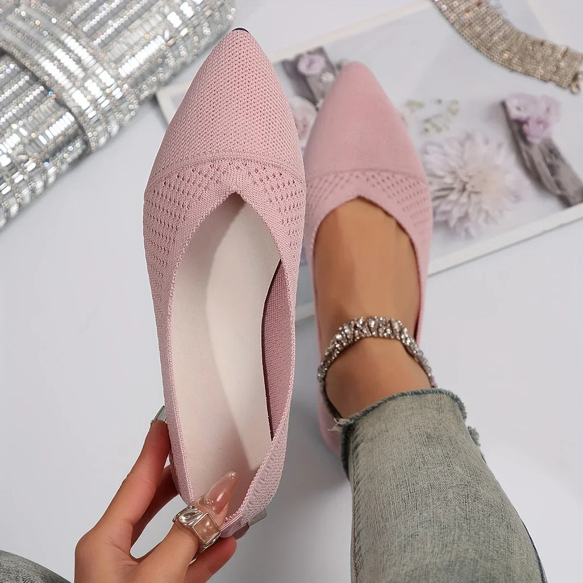 Elegante und stützende orthopädische Slipper