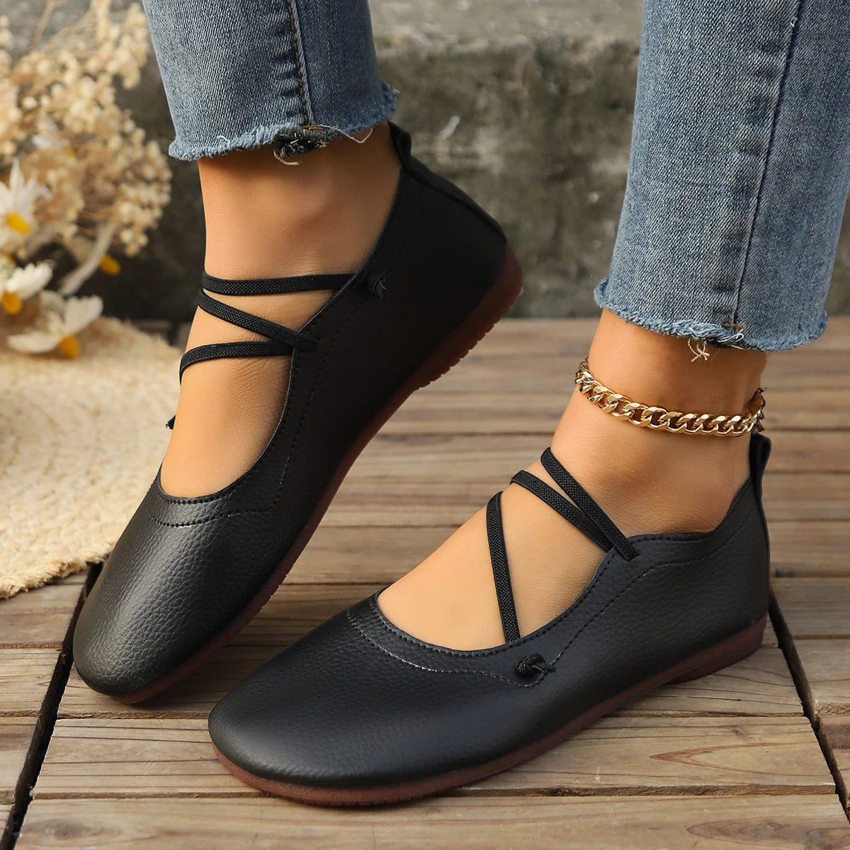 Langlebige und stützende orthopädische Ballerinas