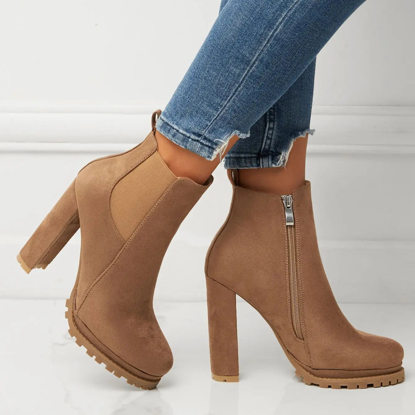 Vintage inspirierte Orthopädische Stiefel