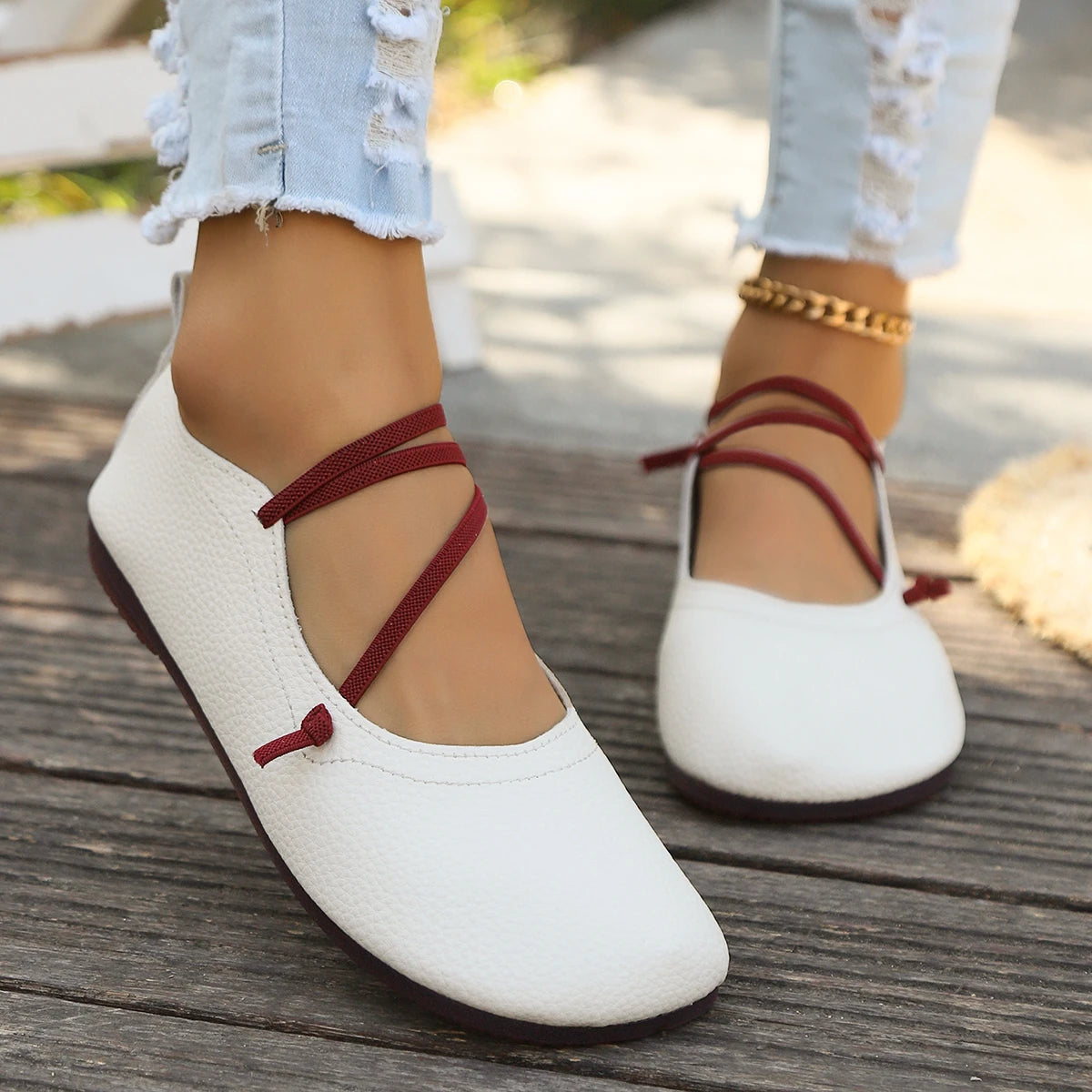 Langlebige und stützende orthopädische Ballerinas