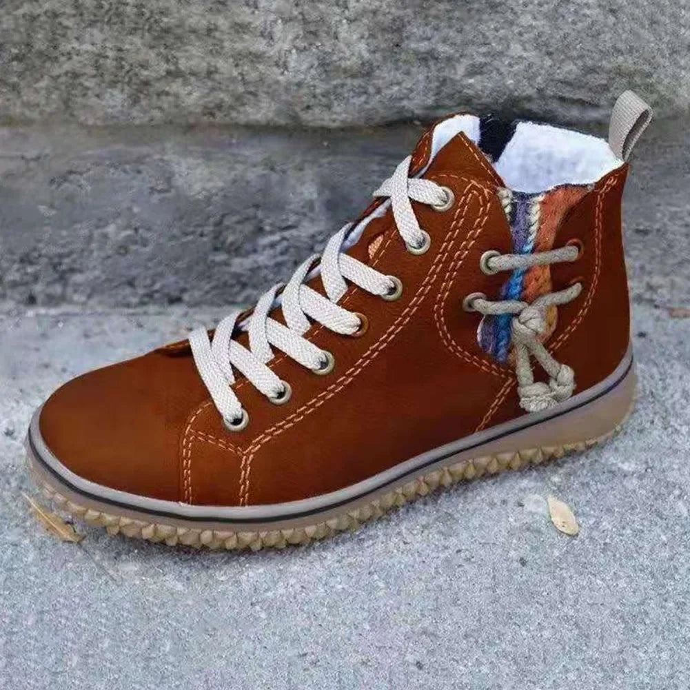 Lässige und stützende orthopädische Stiefel