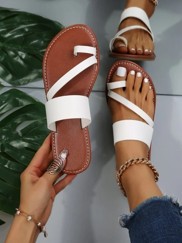 MW | Womens Sommer Peep Toe Sandalen