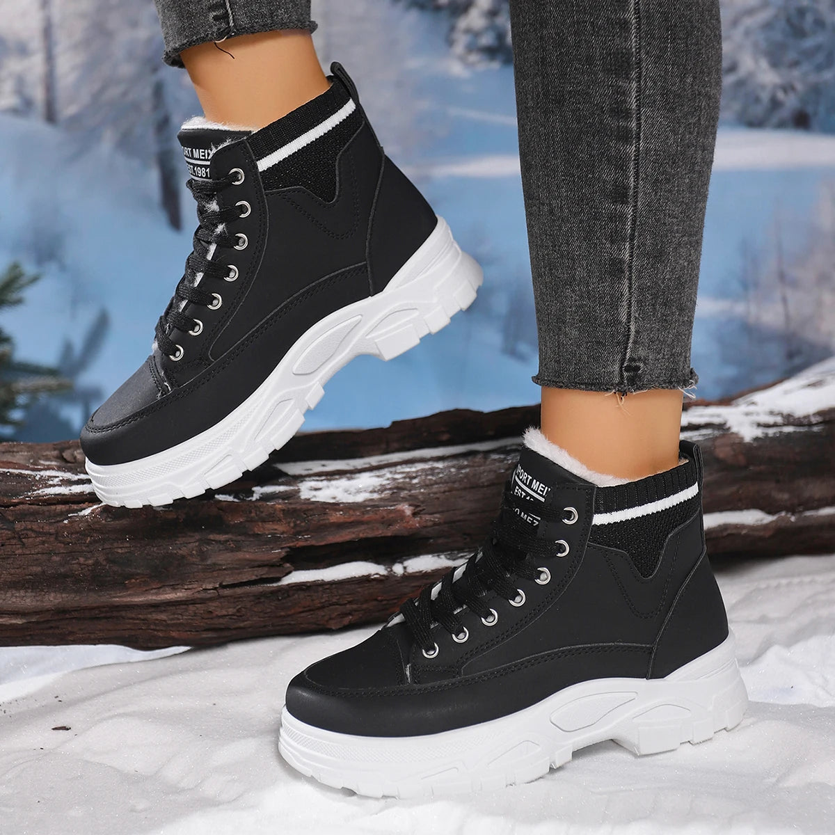 Bequeme und modische orthopädische Stiefel