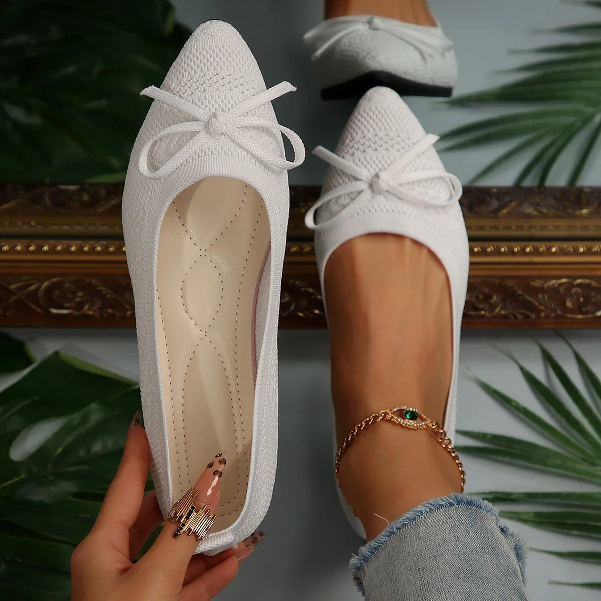 Elegante und stützende orthopädische Ballerinas