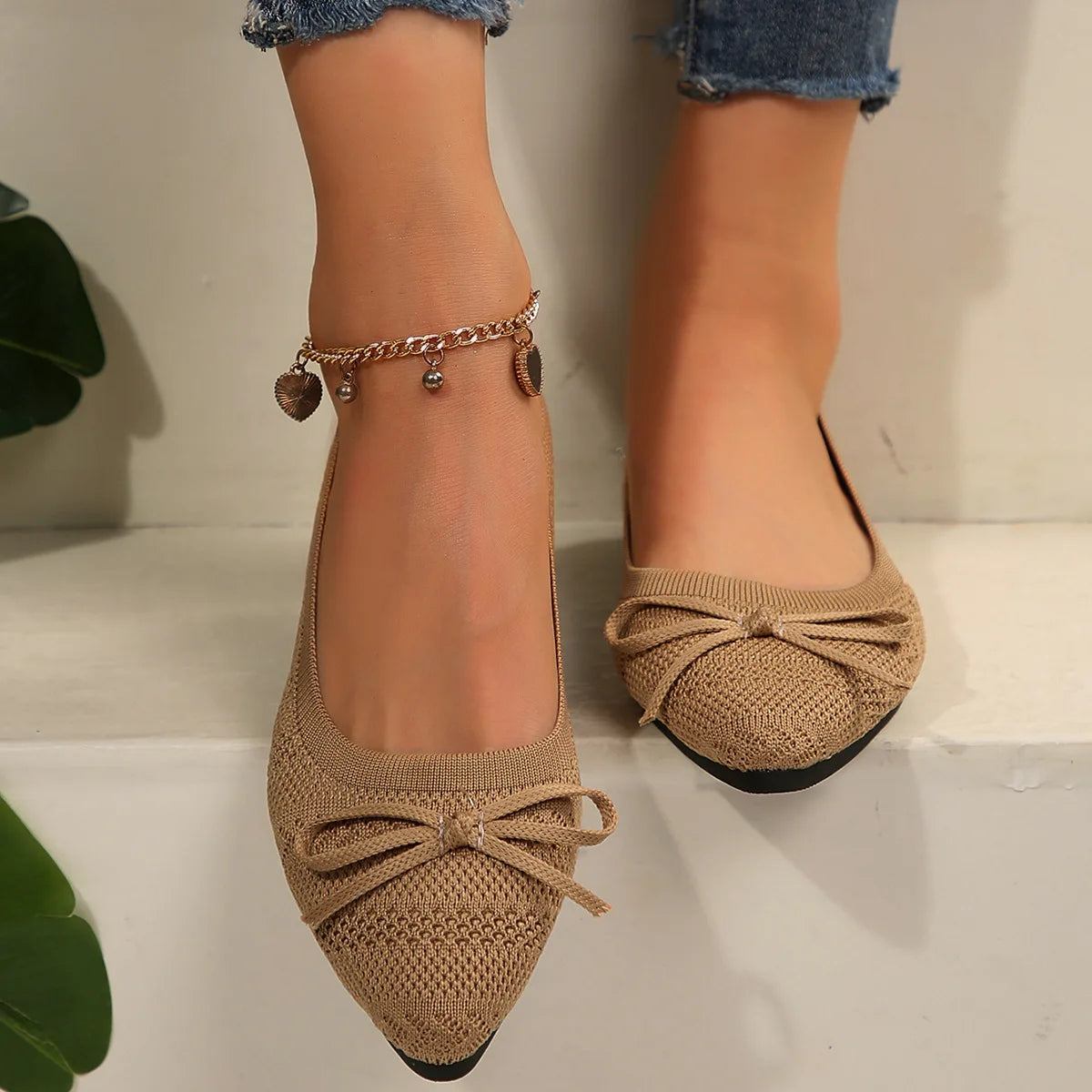 Elegante und stützende orthopädische Ballerinas