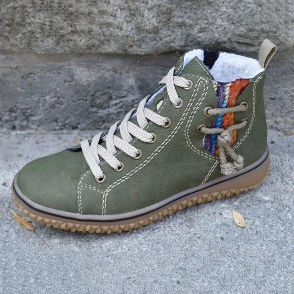 Lässige und stützende orthopädische Stiefel