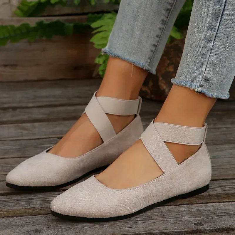 Stützende und stilvolle orthopädische Ballerinas