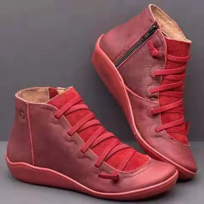 Stützende und trendige orthopädische Stiefel