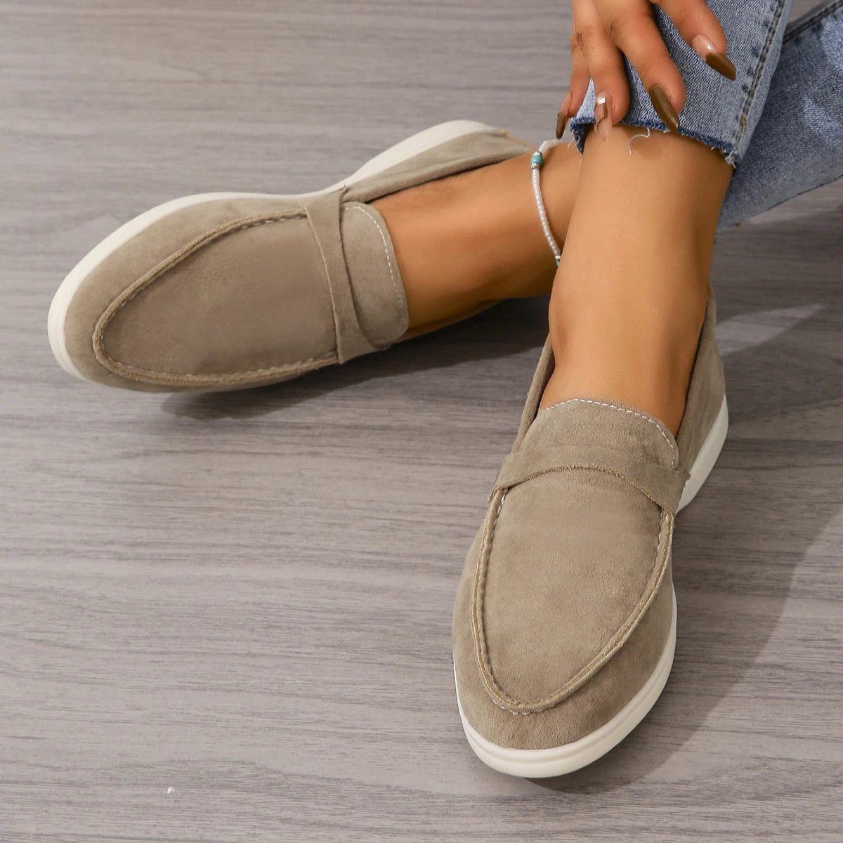 Modische und stützende orthopädische Ballerinas