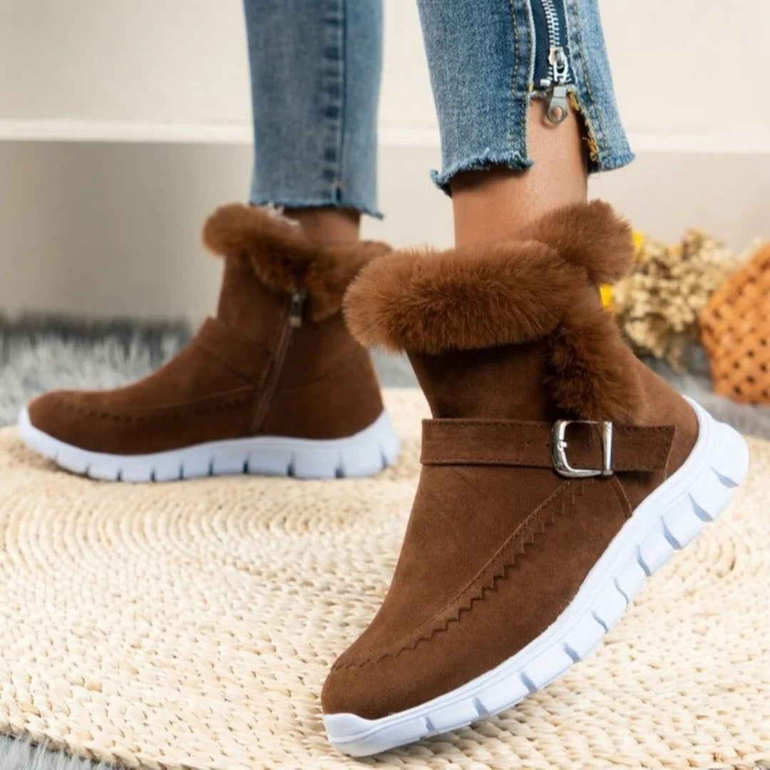 Stützende und trendige orthopädische Stiefel