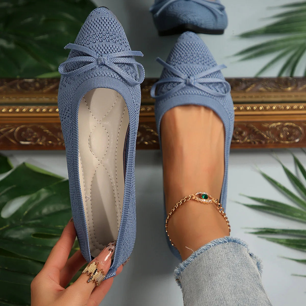 Elegante und stützende orthopädische Ballerinas