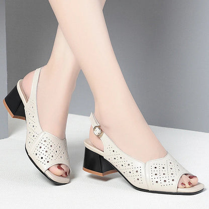 MW | Fischmaul Echtes Leder Damen Sandalen