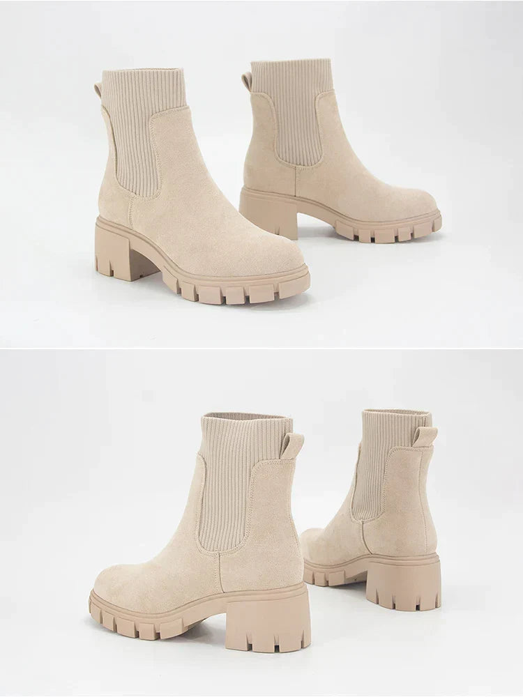 Anmutige Orthopädische Stiefel für modernen Look