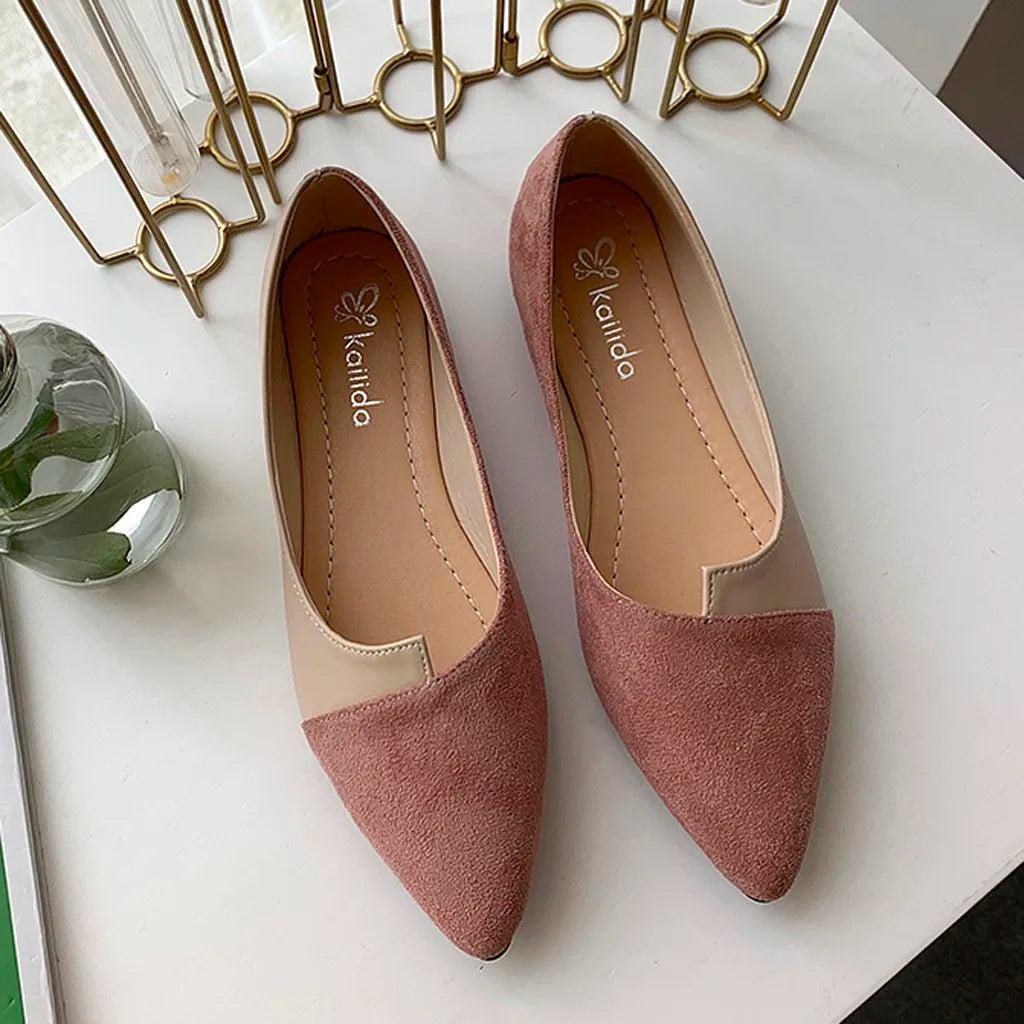 Modische und stützende orthopädische Ballerinas