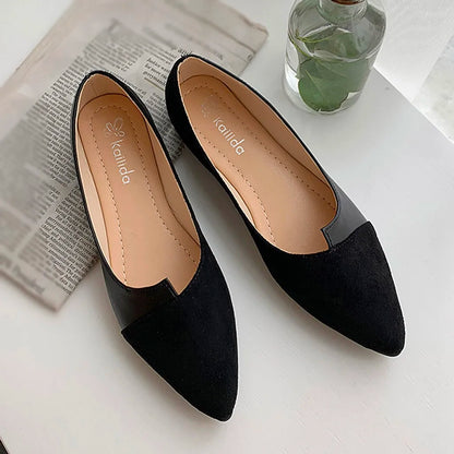Modische und stützende orthopädische Ballerinas