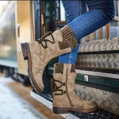 Lässige und stützende orthopädische Stiefel