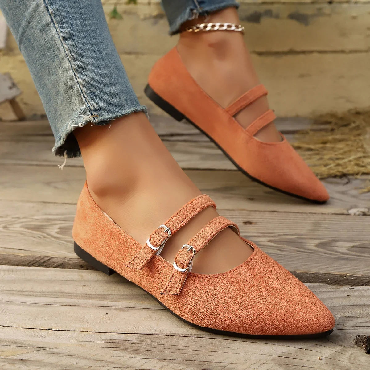 Elegante und stützende orthopädische Ballerinas