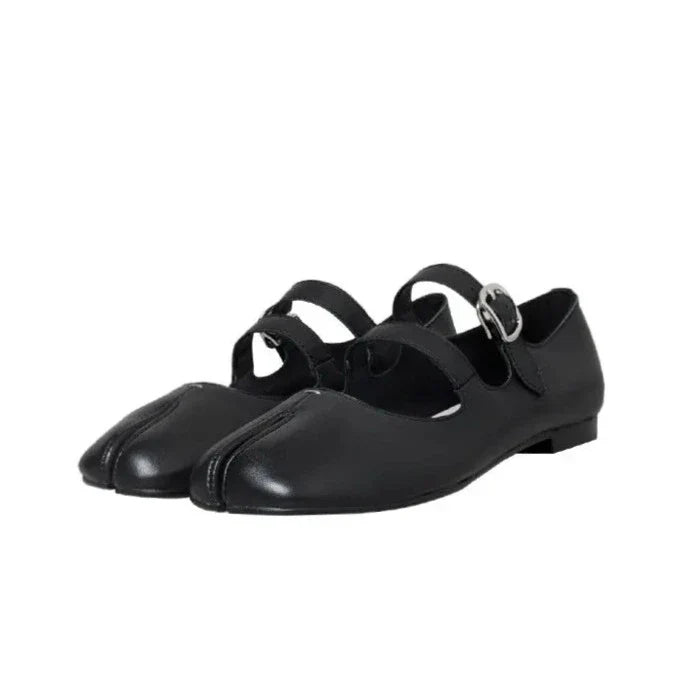 MW | Leder Split Toe Flats