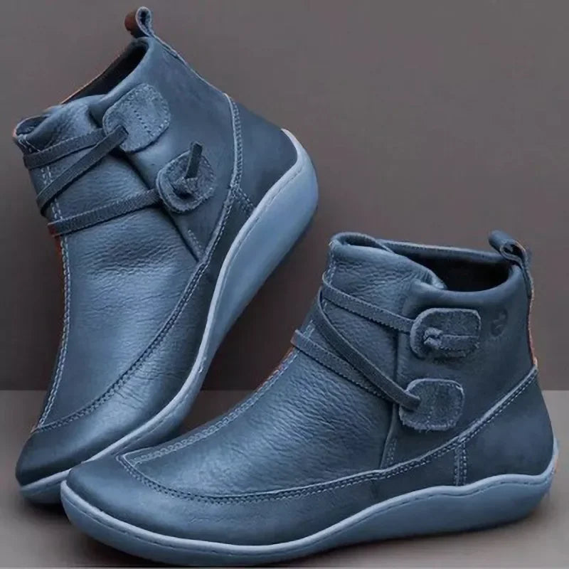 Stützende und trendige orthopädische Stiefel