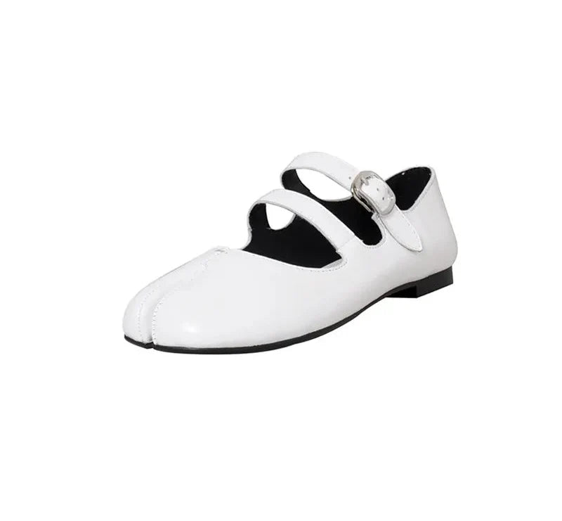 MW | Leder Split Toe Flats