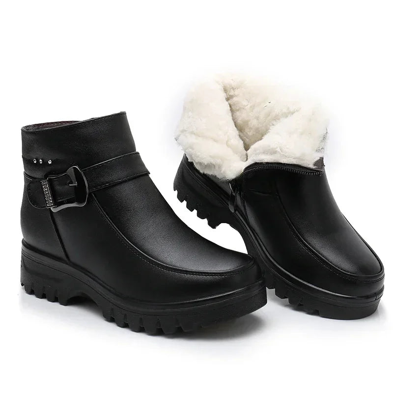 Lässige und stützende orthopädische Stiefel