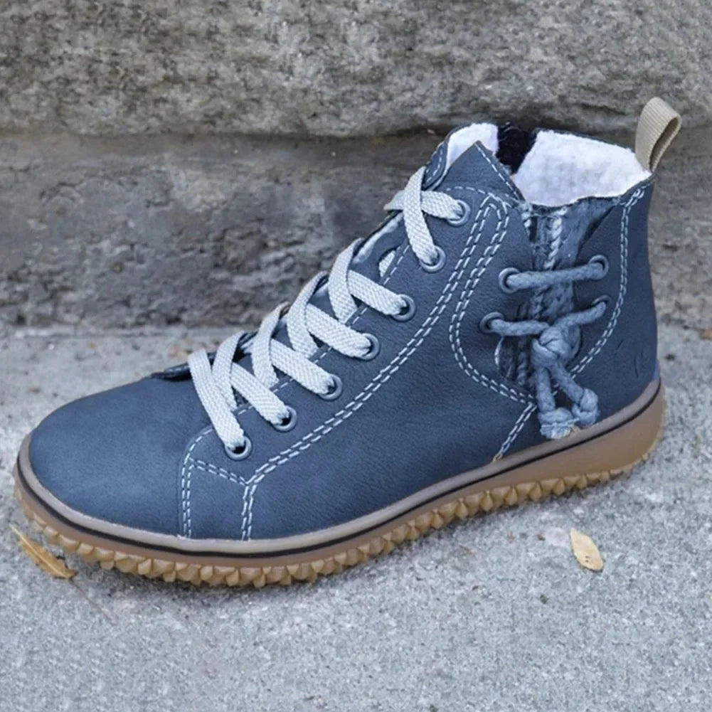 Lässige und stützende orthopädische Stiefel