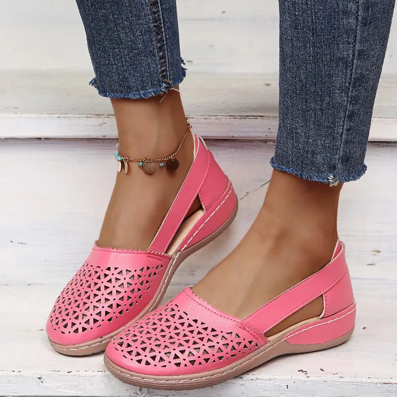 Lässige und stützende orthopädische Sandalen